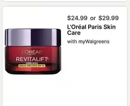 Walgreens L' Oréal Paris Skin Care offer
