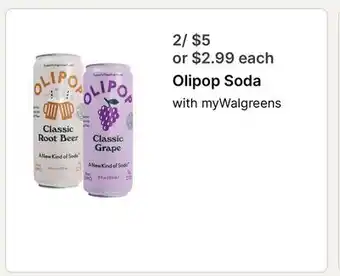 Walgreens Olipop Soda offer