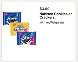 Walgreens Nabisco Cookies or Crackers offer