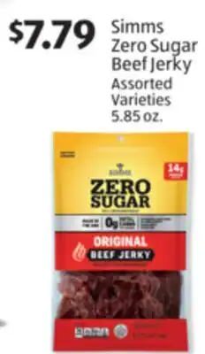 Aldi Simms Zero Sugar Beef Jerky offer