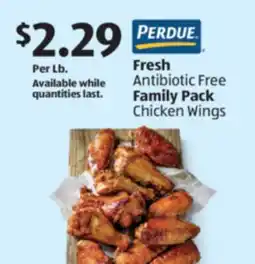 Aldi Fresh Antibiotic Free Family Pack Chicken Wings offer