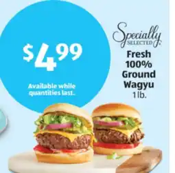 Aldi Fresh 100% Ground Wagyu offer