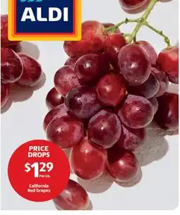 Aldi California Red Grapes offer