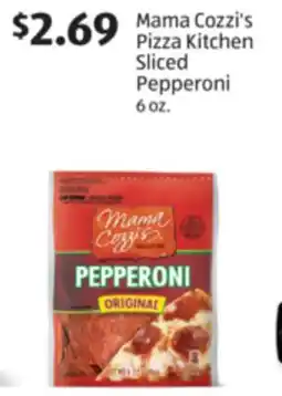 Aldi Mama Cozzi's Pizza Kitchen Sliced Pepperoni offer