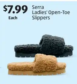 Aldi Serra Ladies' Open-Toe Slippers offer
