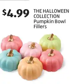 Aldi THE HALLOWEEN COLLECTION Pumpkin Bowl Fillers offer