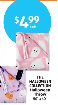 Aldi THE HALLOWEEN COLLECTION Halloween Throw offer