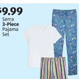 Aldi Serra 3-Piece Pajama Set offer
