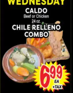 Superior Grocers CALDO Beef or Chicken offer