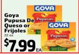 Superior Grocers Goya Pupusa De Queso or Frijoles offer