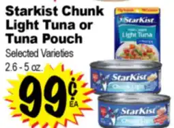 Superior Grocers Starkist Chunk Light Tuna or Tuna Pouch offer