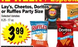 Superior Grocers Lay's, Cheetos, Doritos or Ruffles Party Size offer