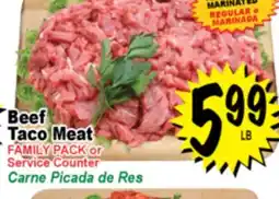 Superior Grocers Beef Taco Meat offer