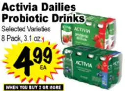 Superior Grocers Activia Dailies Probiotic Drinks offer