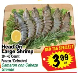 Superior Grocers Head-On Large Shrimp offer