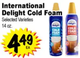 Superior Grocers International Delight Cold Foam offer