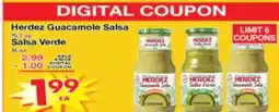 Superior Grocers Herdez Guacamole Salsa 15.7 oz., Salsa Verde 16 oz offer