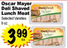 Superior Grocers Oscar Mayer Deli Shaved Lunch Meat offer