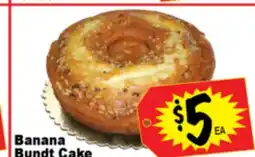 Superior Grocers Banana Bundt Cake offer