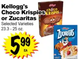 Superior Grocers Kellogg's Choco Krispies Choco or Zucaritas offer