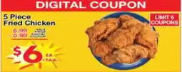 Superior Grocers 5 Piece Fried Chicken offer