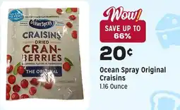 Grocery Outlet Original Craisins offer