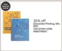 Walgreens Document Printing offer