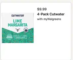 Walgreens 4-Pack Cutwater offer