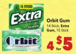 Vallarta Supermarkets Orbit Gum offer