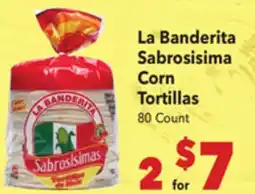 Vallarta Supermarkets La Banderita Sabrosisima Corn Tortillas offer