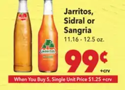 Vallarta Supermarkets Jarritos, Sidral or Sangria offer
