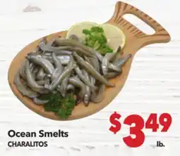 Vallarta Supermarkets Ocean Smelts / CHARALITOS offer