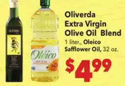 Vallarta Supermarkets Oliverda Extra Virgin Olive Oil Blend offer