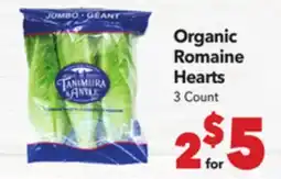 Vallarta Supermarkets Organic Romaine Hearts offer