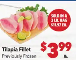 Vallarta Supermarkets Tilapia Fillet offer