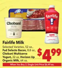 Vallarta Supermarkets Fairlife Milk offer