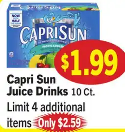 Vallarta Supermarkets Capri Sun Juice Drinks offer