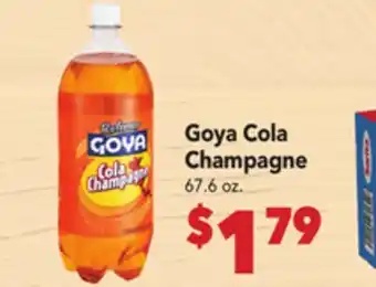 Vallarta Supermarkets Goya Cola Champagne offer
