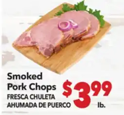Vallarta Supermarkets Smoked Pork Chops / FRESCA CHULETA AHUMADA DE PUERCO offer