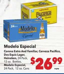 Vallarta Supermarkets Modelo Especial offer