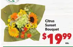 Vallarta Supermarkets Citrus Sunset Bouquet offer
