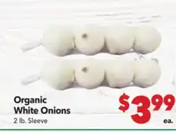Vallarta Supermarkets Organic White Onions offer