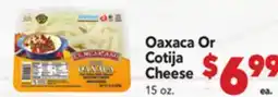 Vallarta Supermarkets Oaxaca Or Cotija Cheese offer