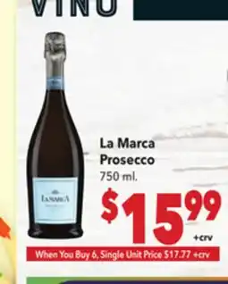 Vallarta Supermarkets La Marca Prosecco offer