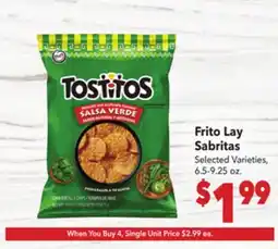 Vallarta Supermarkets Frito Lay Sabritas offer