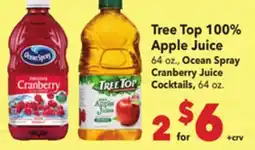 Vallarta Supermarkets Tree Top 100% Apple Juice offer