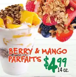 Vallarta Supermarkets BERRY & MANGO PARFAITS offer