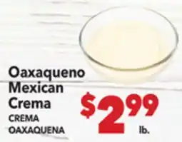 Vallarta Supermarkets Oaxaqueno Mexican Crema / CREMA OAXAQUENA offer