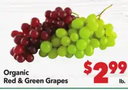 Vallarta Supermarkets Organic Red & Green Grapes offer