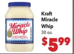 Vallarta Supermarkets Kraft Miracle Whip offer